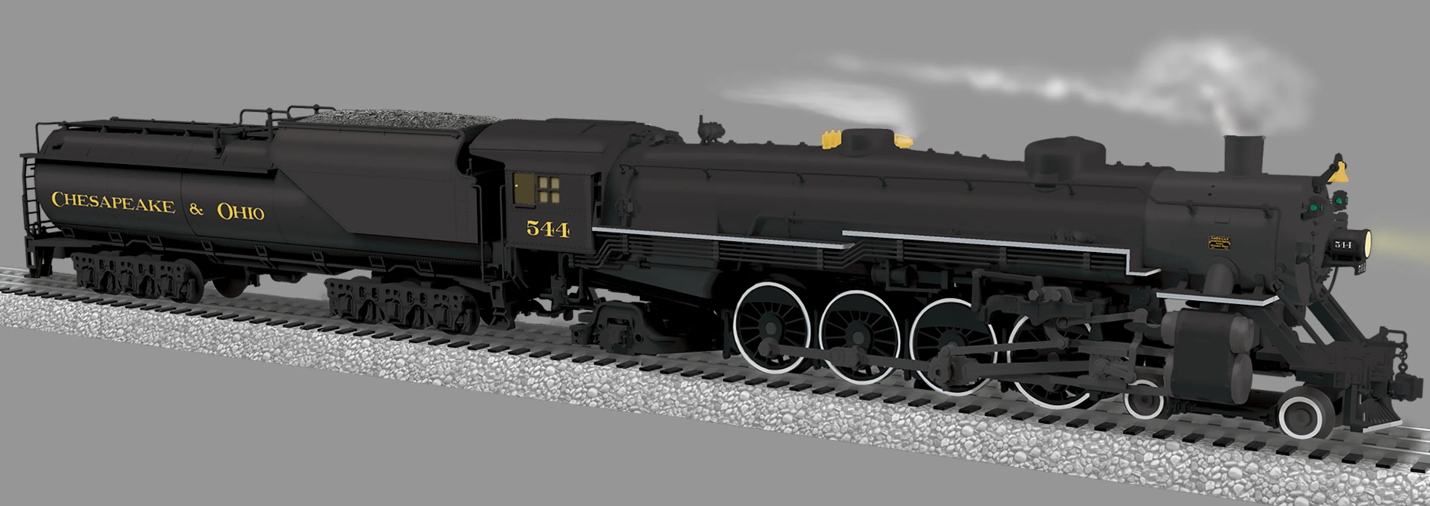 Lionel 2531690 - Legacy Mountain Steam Locomotive "Chesapeake & Ohio" #544 - Custom Run for MrMuffin'sTrains - Image 6