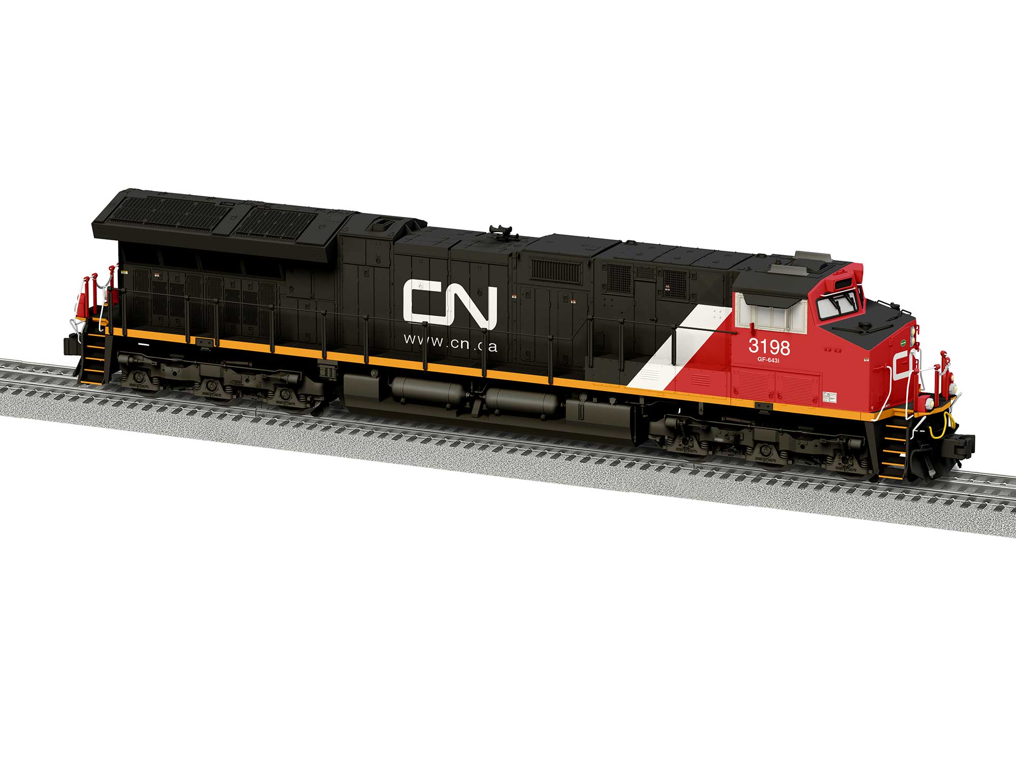 Lionel 2533469 - Legacy ET44AC SuperBass "Canadian National" #3198 (Non-Powered) - Image 6