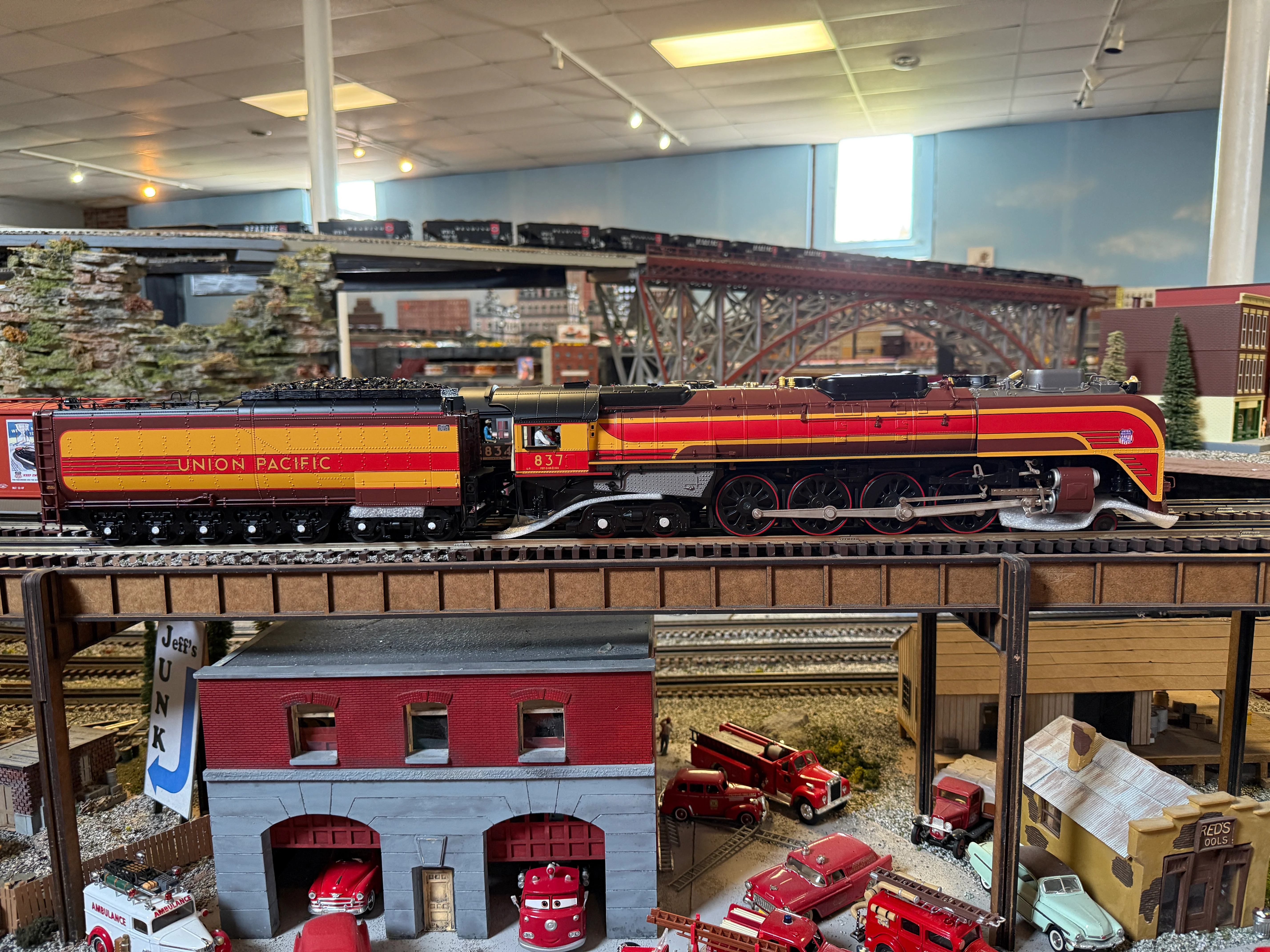 MTH 20-3968-1 - FEF 4-8-4 Northern Steam Engine "Union Pacific" #837 w/ PS3 ('49er Scheme) Coal - Custom Run for MrMuffin'sTrains - Image 4