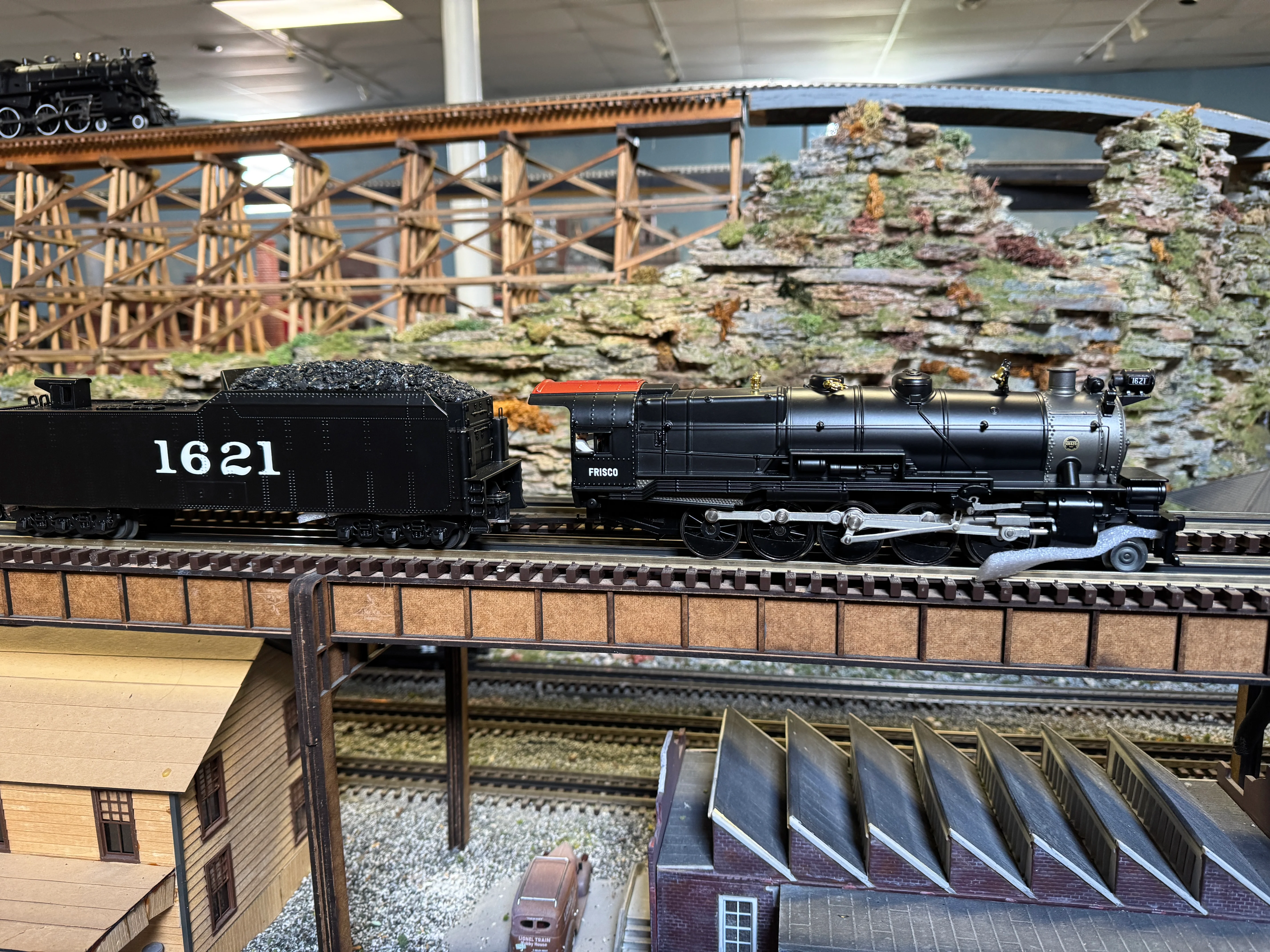 MTH 30-1877-1 - 2-10-0 Imperial Decapod Steam Engine "Frisco" #1621 w/ PS3 (Long Haul Tender) - Image 3